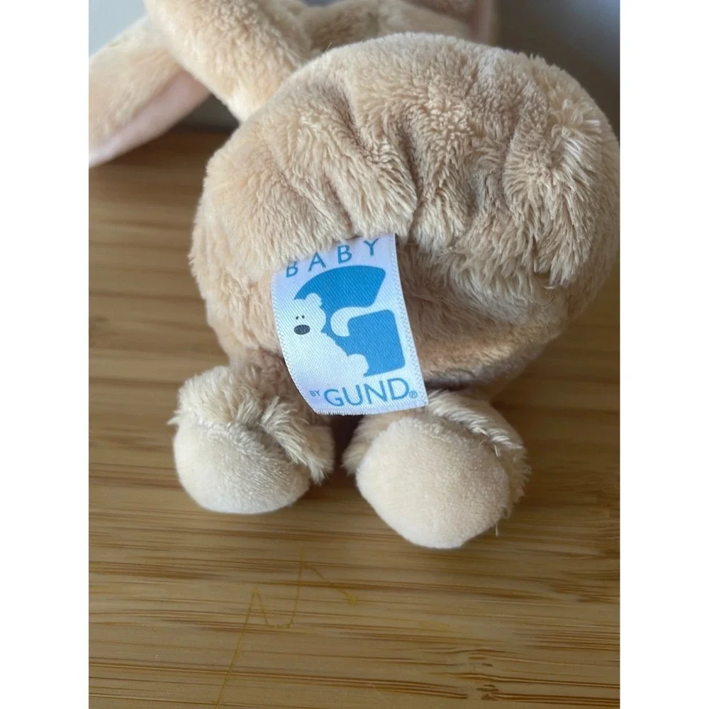 Baby GUND bunny mini rattle plush‎